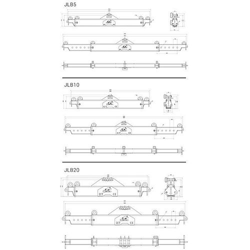 Грузовая балка JLB-20/2